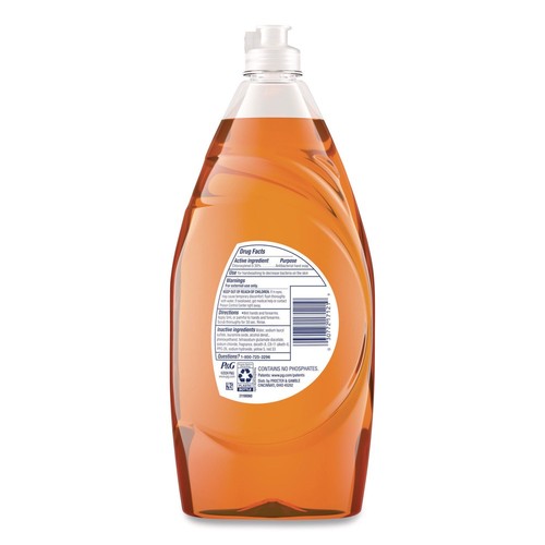 Dawn 17121 30.8 oz. Ultra Antibacterial Dishwashing Liquid - Orange (8/CT) New - Picture 3 of 4