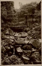 RPPC Ilkley Bradford West Yorkshire Co England Heber's Chyll real photo postcard