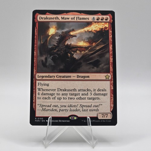 Drakuseth, Schlund der Flammen - FDN #193 Rare - NM / Mint Foundations Single - Bild 1 von 3