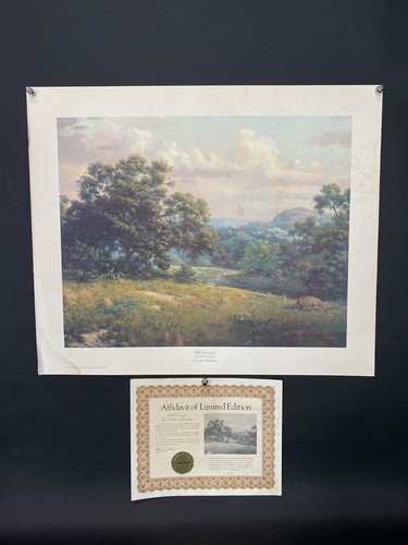 Hill Country Signed Only Limited Edition Dalhart Windberg Print 20x24” MC13