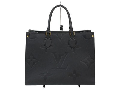Louis Vuitton On the Go Empreinte Noir Black Obscur Black Handbag Tote Bag