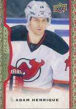 2014/15 Masterpieces #84 Adam Henrique Red Framed Base Parallel