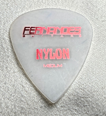 FERNANDES Nylon Guitar Pick MEDIUM Gauge Japan Brand Free Shipping