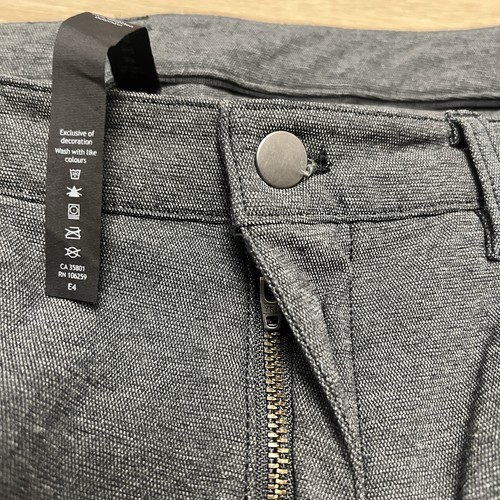 Lululemon ABC Slim 5-Pocket Tech Canvas 36x33 M5983S - Heathered Black Pants - Picture 9 of 16