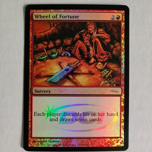 Wheel of Fortune - Foil - NM- - Judge Promo G10 - MTG - Picture 1 of 2