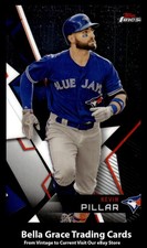 2018 Topps Finest Kevin Pillar #42 Toronto Blue Jays MLB Baseball