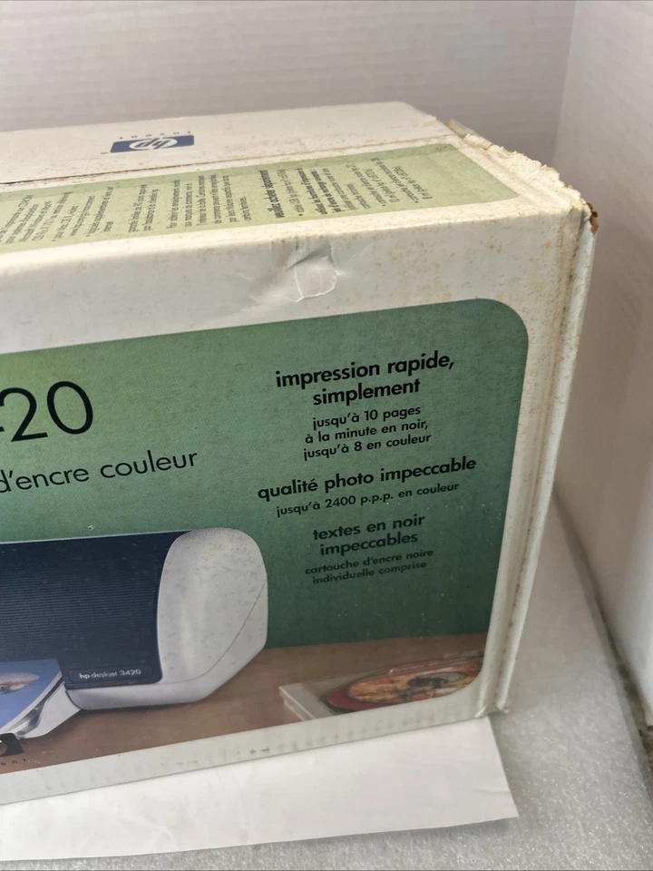 HP Deskjet 3420 Color Inkjet Printer Black & Color Ink Photo-Quality Sealed Read - Image 3 of 4
