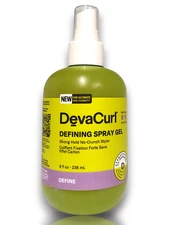Devacurl Defining Spray Gel Strong Hold No Crunch Styler 8 oz -DEFINE- New