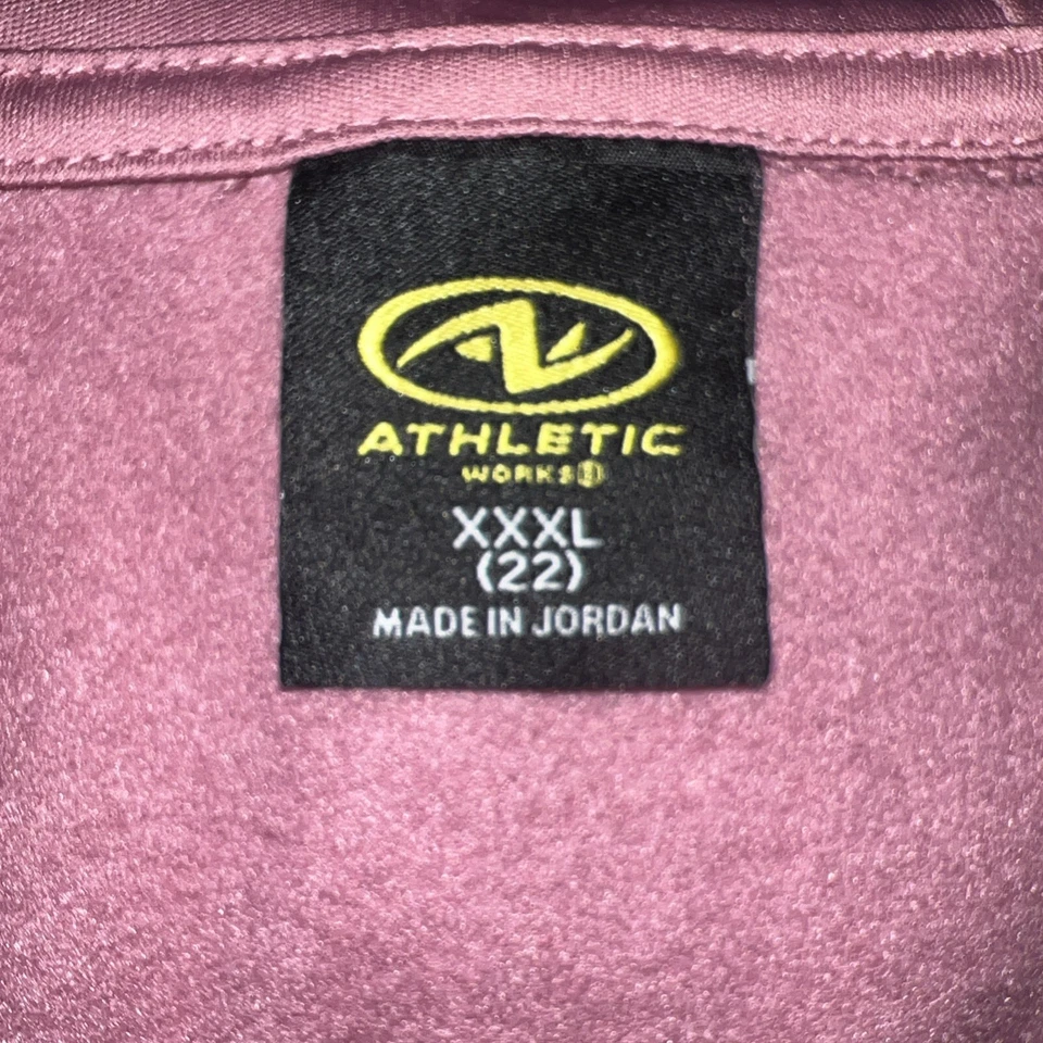 Moletom com capuz Althletic Works feminino XXXL (tamanho 22) rosa macio super aconchegante - Imagem 4 de 4
