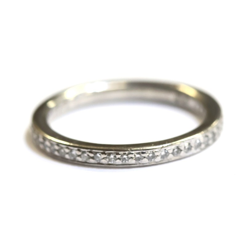 RITANI PLATINUM PT950 .25CT diamond wedding band anniversary ring 220401  4