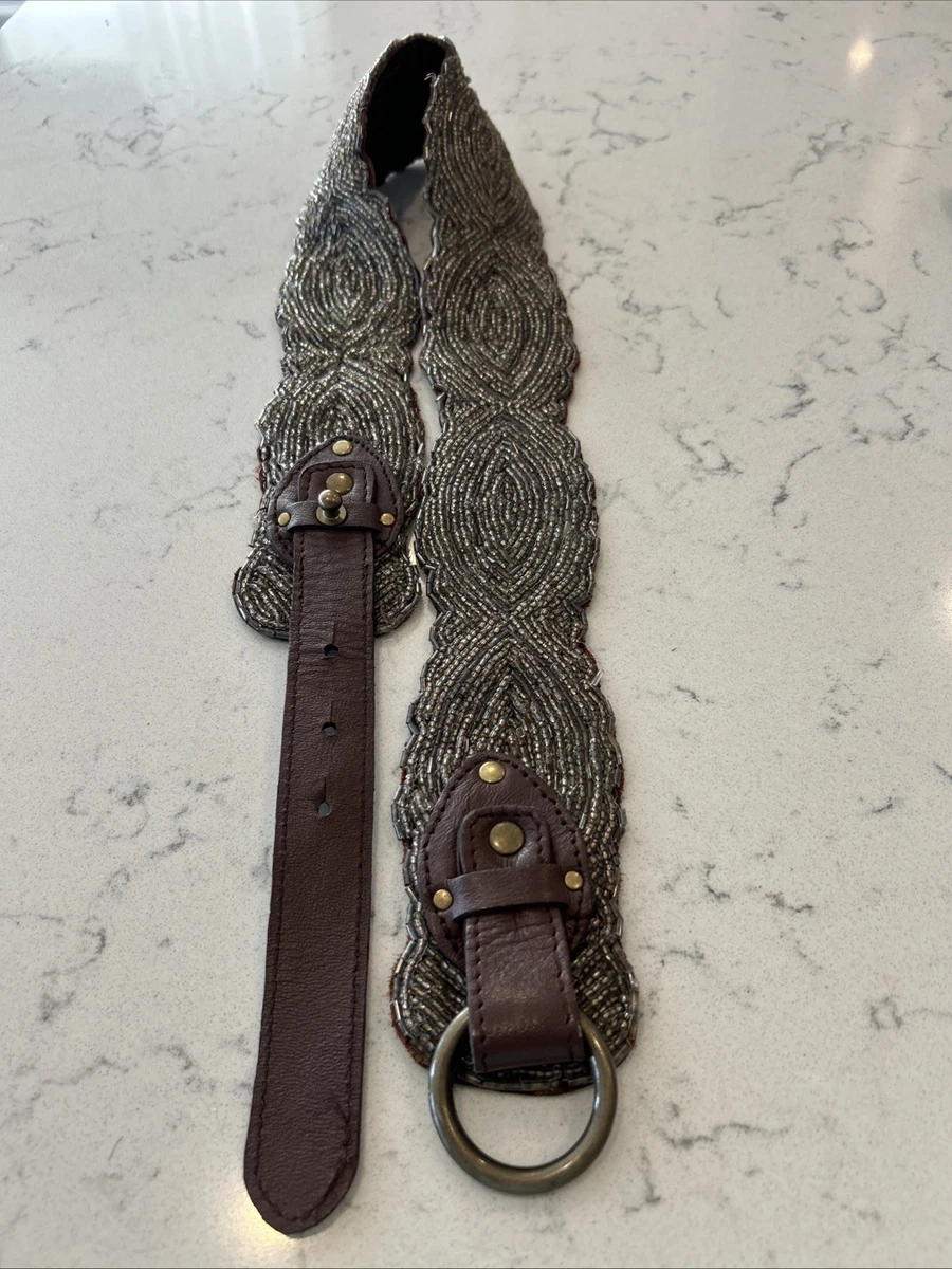 Anthropologie Beaded Brown Belts for Women for sale | eBay display picture 1