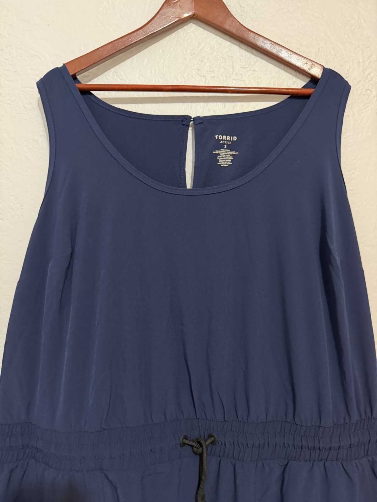 TORRID ACTIVE navy Blue Performance Jumpsuit Romp… - image 2