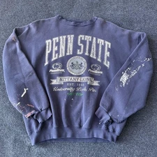 Vintage Penn State Nittany Lions Sweater Mens Large NCAA College Crewneck 90s