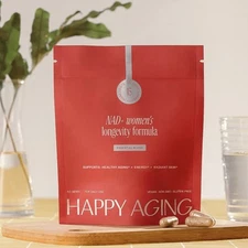 Happy Aging Essential Longevity Formula NAD+ Women's Capsules for Energy 30ct