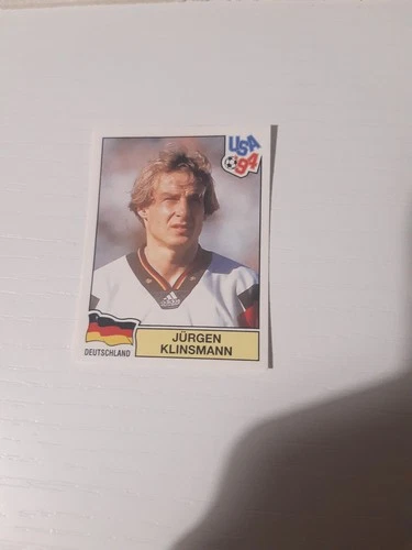 USA 94 WC Panini 183 Klinsmann Figurina Nuova con velina