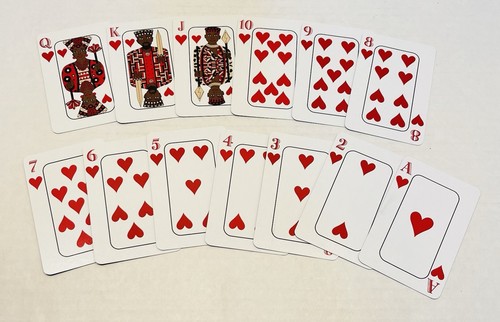 Vintage Avon African Art Works Deck Of Playing Cards With Case Griot 1996 - Picture 5 of 14