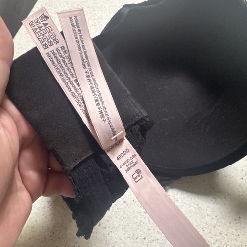 Sujetador push-up Victoria’s Secret Dream Angels negro encaje talla 40DD - Imagen 16 de 21