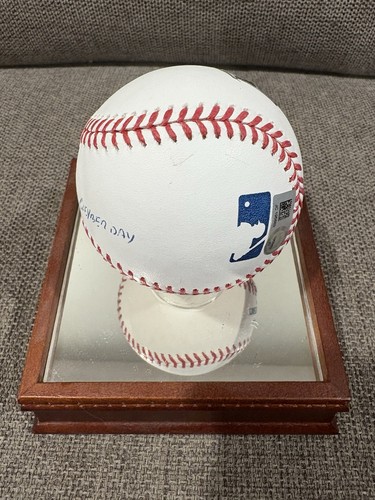 Gleyber Torres Autographed Inscribed "Happy Gleyber Day" Baseball Fanatics - Picture 2 of 7