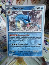 Carta Pokemon Gyarados 130/165 Sv 2023: Scarlatto e Viola 151 Rara Reverse Holo