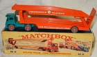 MATCHBOX LESNEY MAJORPACK M-8 GUY WARRIOR CAR TRANSPORTER MINT IN NEAR MINT BOX