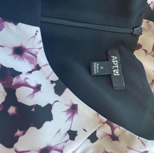 Apt. 9 Women’s Size Small Sleeveless Lined Floral Tank Top w/ Back Zipper - Picture 5 of 7