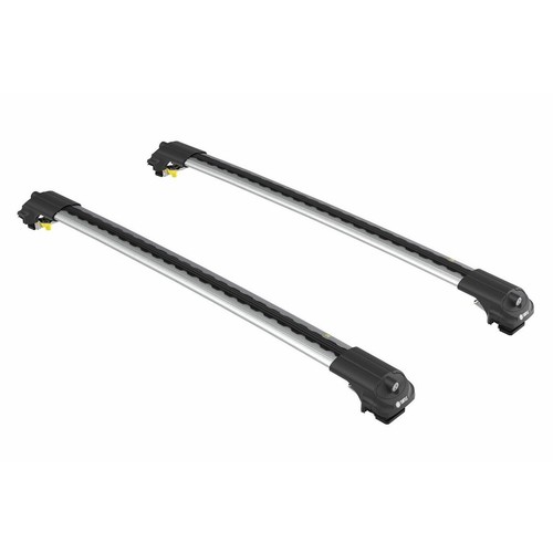 For Volkswagen T-CROSS (C11) 2019-2023 Roof Rack Cross Bars Silver Raised Rails - Picture 2 of 16