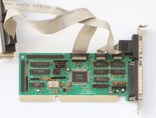 ISA I/O card - Winbond W83757F - PTI227B - IDE - FDD - COM - TESTED - NO TARIFF
