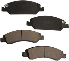 MAGMA Front Ceramic Brake Pads For 2009-2013 Chevrolet Express 1500 4.3 2 ZTZ66