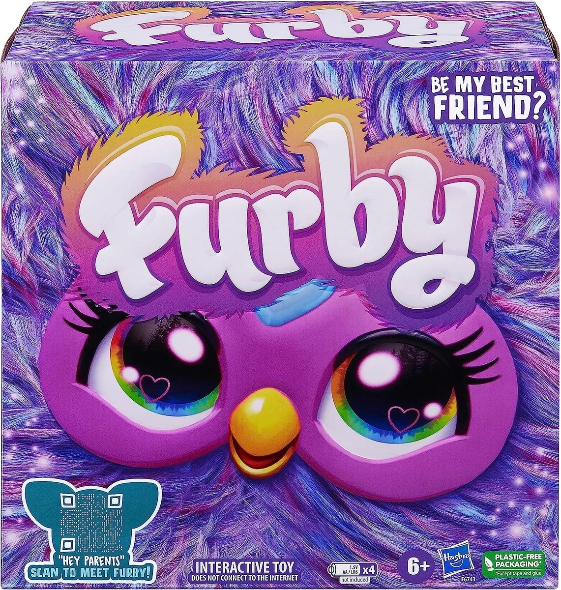 Furby Purple, 15 Fashion Accessories, Interactive Plush Toys - Brand New  2023