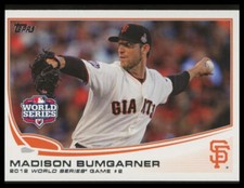 2013 Topps #256 Madison Bumgarner San Francisco Giants