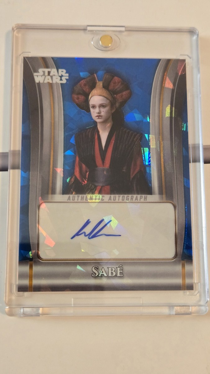 2024 Topps Chrome Star Wars Episode 1 Sapphire Auto