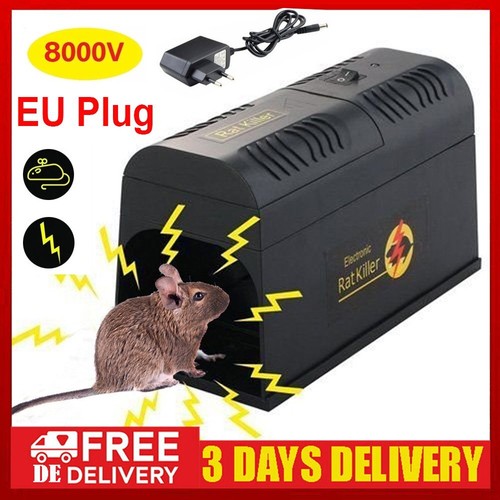 Ratten Köderbox Rattenbox Rattenfalle für Rattengift zur Rattenbekämpfung-8000V - Bild 17 von 23