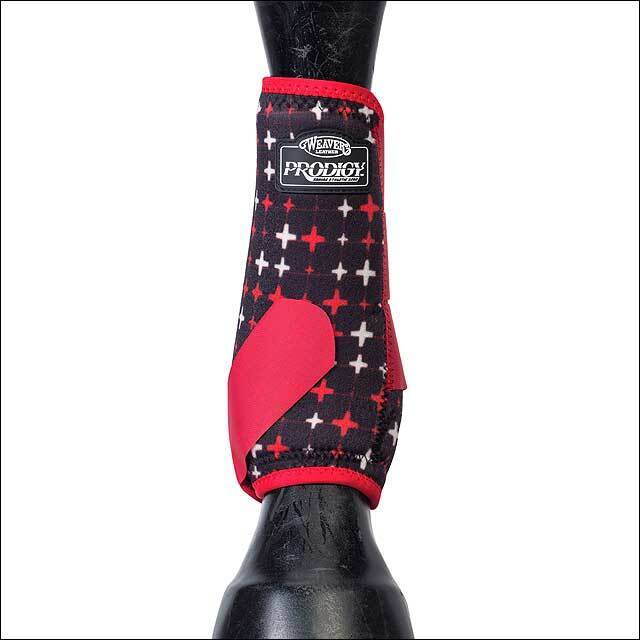 C-0-P8 Grande Weaver prodigio Athletic Caballo botas De Neopreno Pierna Cruz Roja Paquete De Dos C-0-P8 Grande Weaver prodigio Athletic Caballo botas De Neopreno Pierna Cruz Roja Paquete De Dos