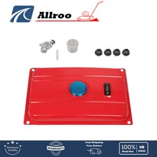 Universal Secondary Fuel Gas Tank Generator Petcock Filter Gauge Cap 3.9 Gallon