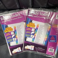 Avery Ready Index Table of Contents Divider 1-31 TabMulti Letter Sealed 11129 S2