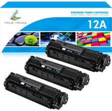 Q2612A 12A Toner Compatible with HP LaserJet 1018 1020 1022 Ink - 3 PACK Black