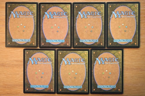 MTG Set of 7 Creature Dual Lands Magic Manlands Group Commander Deck Building - Picture 2 of 2