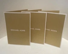 Lot of  3 -Authentic Michael Kors Empty Envelope Receipt Gift Card Holders-Fast