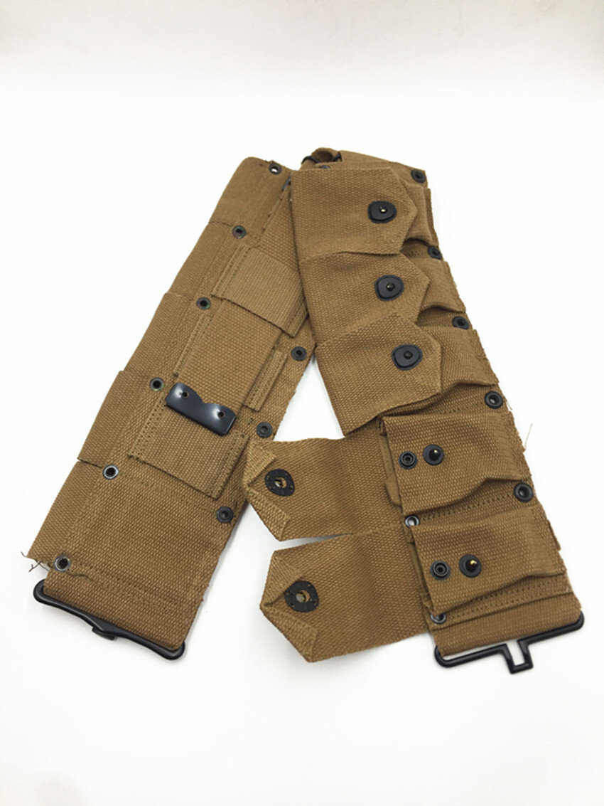 WW2 US Army Combat Gear 1928 Haversack Shovel Belt Soldier
