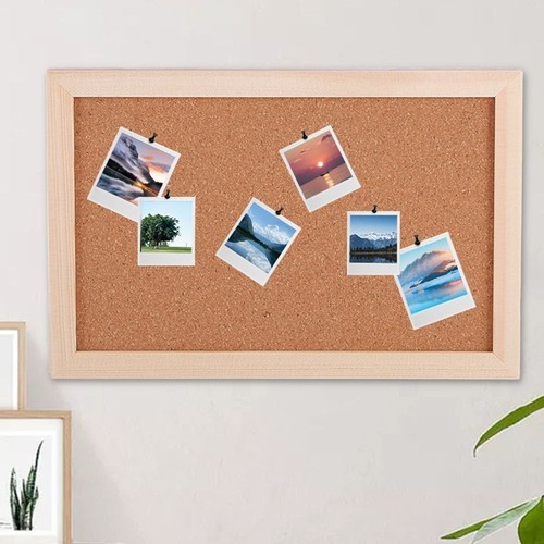 DIY Cork Board Wood Memo Bulletin Board Letter Message Boards Office School - Picture 7 of 15