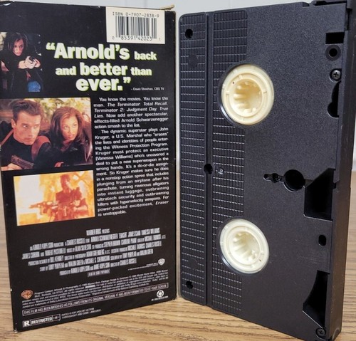ERASER VHS 1996 A Schwarzenegger movie - Picture 2 of 3