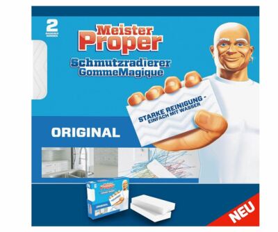 2x Meister Proper Express Schmutzradierer Reinigungsschwamm Radierschwamm Flecke
