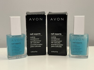 (2) Avon Nail Experts Cuticle Conditioner 0.4 fl oz New