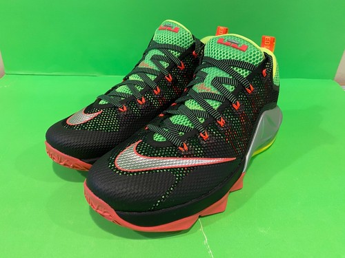 NEW NIKE ZOOM LEBRON XII LOW SZ 10.5 REMIX GREEN PINK JORDAN 12 18 19 SPACE JAM