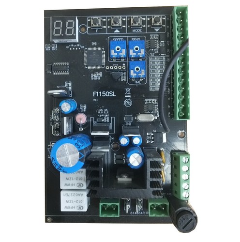 Unidad de control para abridor de puerta corredera 24Vdc SL24 fotocélulas interruptor límite de entrada - Imagen 3 de 15