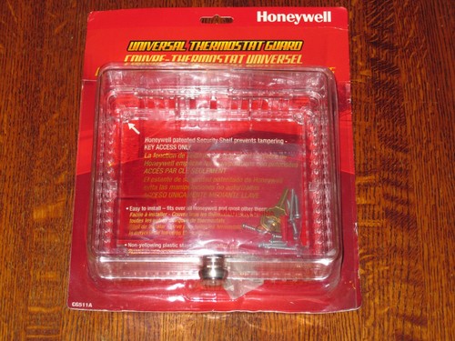 New Locking Honeywell Universal Thermostat Guard MPN: CG511A1000 - Picture 2 of 5