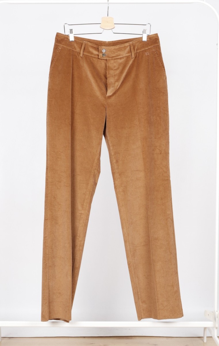 ブラウン24 Men's Burberry London Cotton Brown Velvet Pants Size 46 | eBay