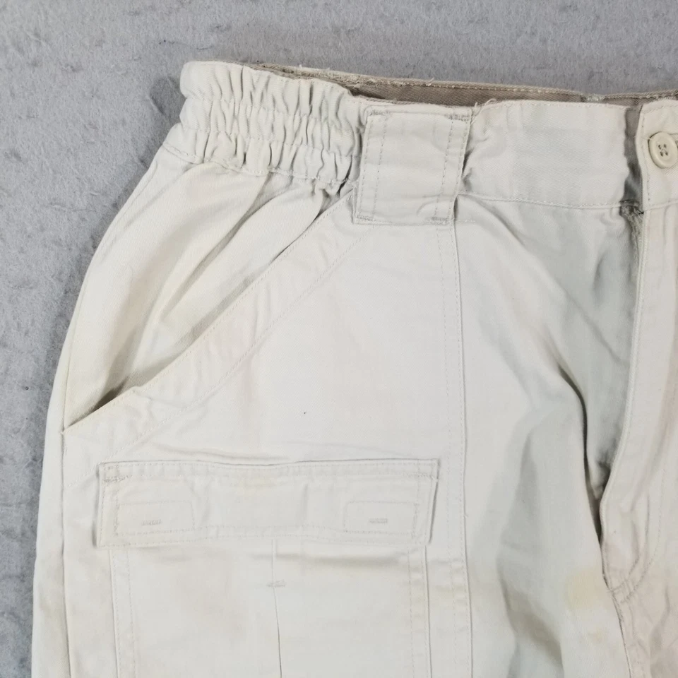 John Ashford Carga Senderismo Pantalones Cortos Hombre 33x7 Beige Confort Cintura Pesca Exterior Foto 2 de 4