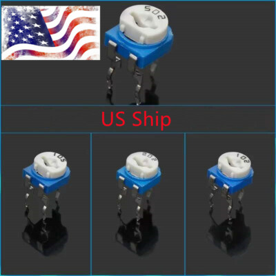 5pcs 13 Values RM065 Potentiometer Trimpot Variable Resistor Assortment US Ship