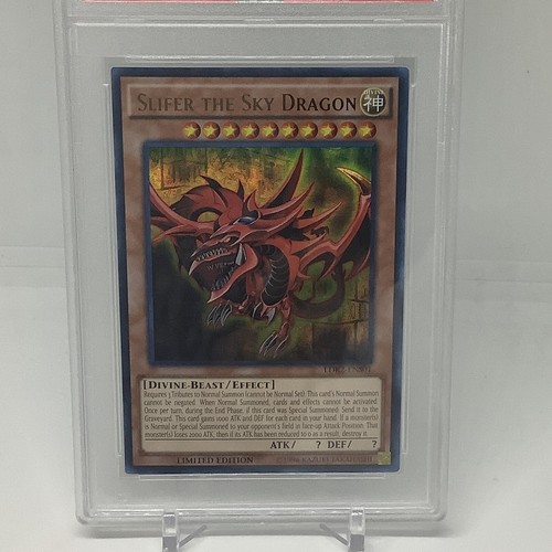 2010 YuGiOh! Legendary Collection 1 LC01-EN002 SLIFER THE SKY DRAGON PSA 9 Mint - Picture 2 of 6
